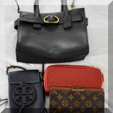 H05. Tory Burch and Louis Vuitton. 